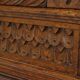 Banc antique en chêne sculpté style Renaissance