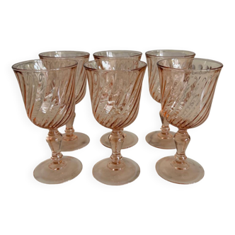 Set of 6 Rosaline wine glasses from Luminarc