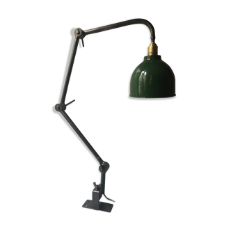 Industrial wall sconce with three articulated arms