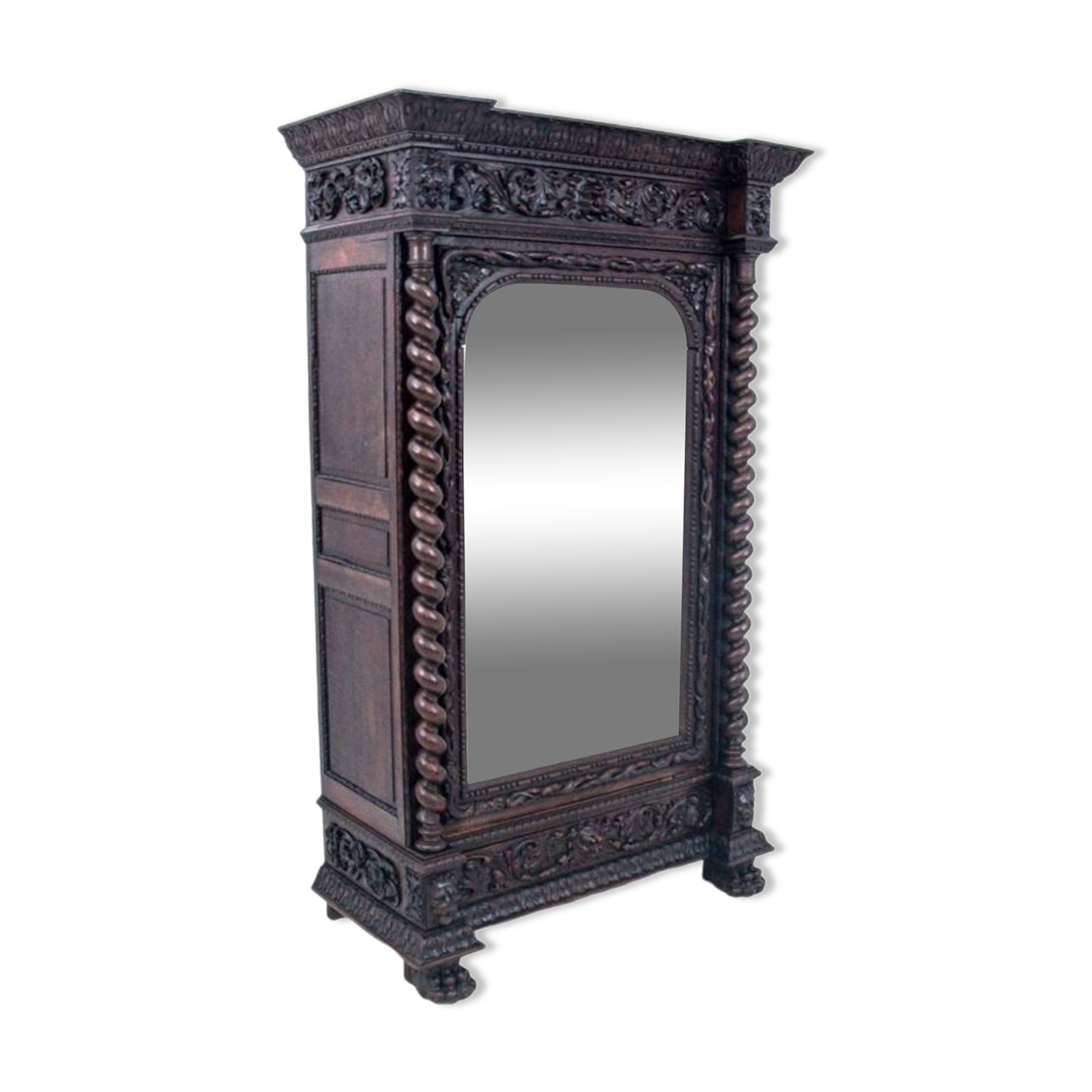 Armoire de chasse, France, vers 1890.