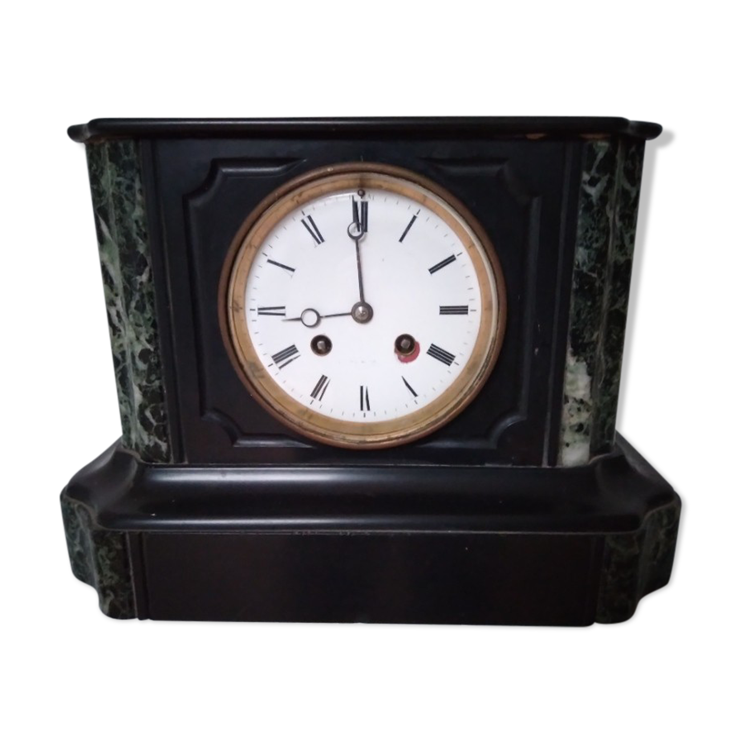 Napoleon III style marble pendulum of "terminal shape"