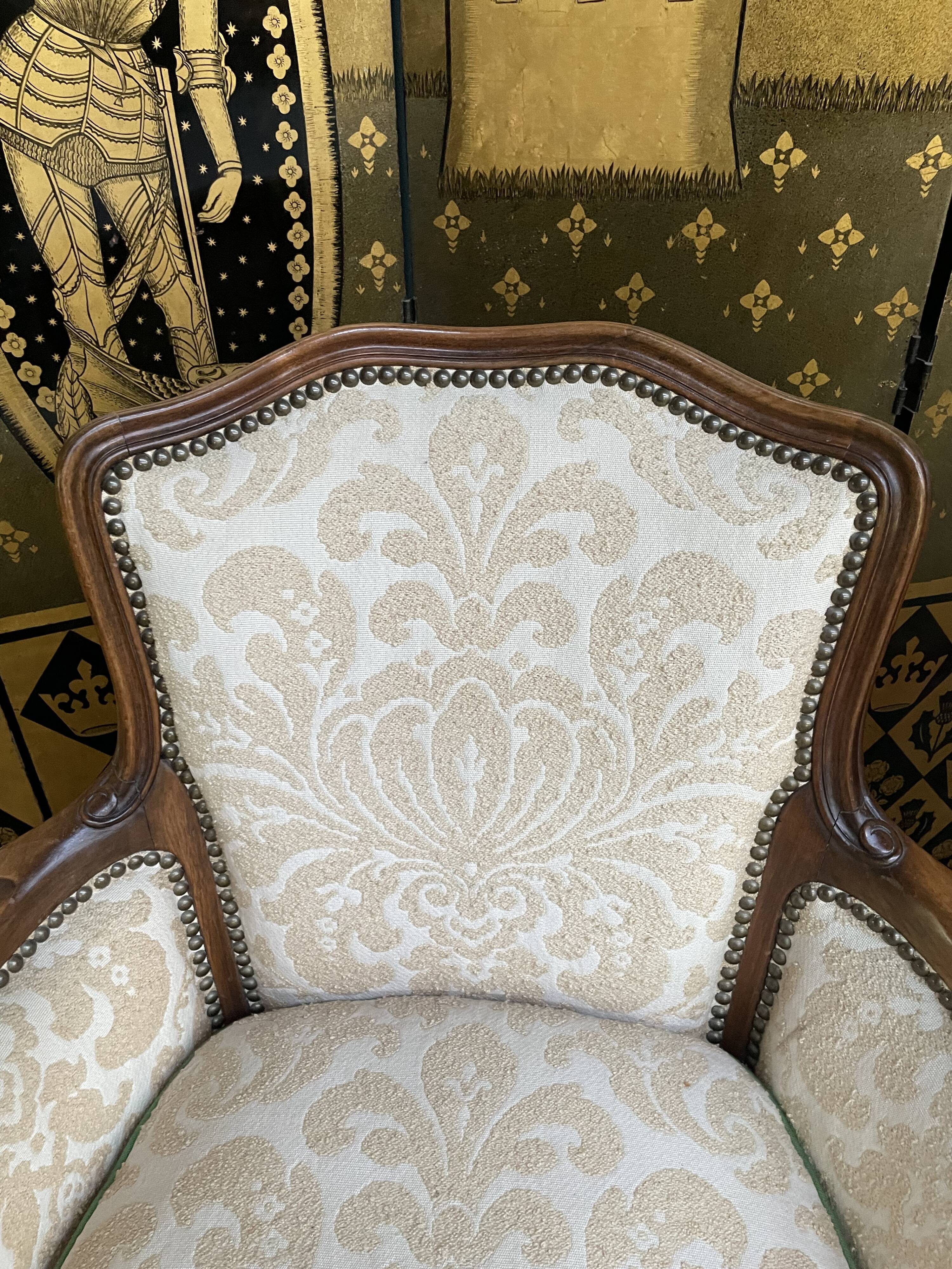 Pair of English armchairs