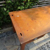 Oak workshop or work desk/table