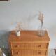 Commode en rotin vintage