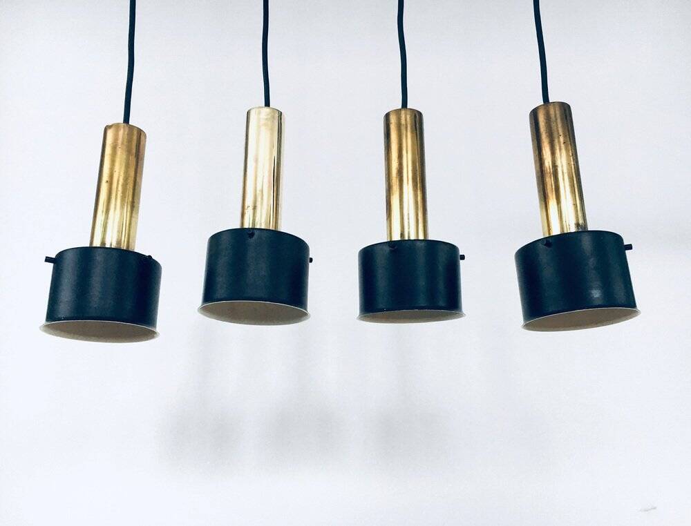 Italian pendant lamps, Italy, 1960s, set of 4