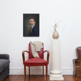 Old portrait - series "Les moustachus"