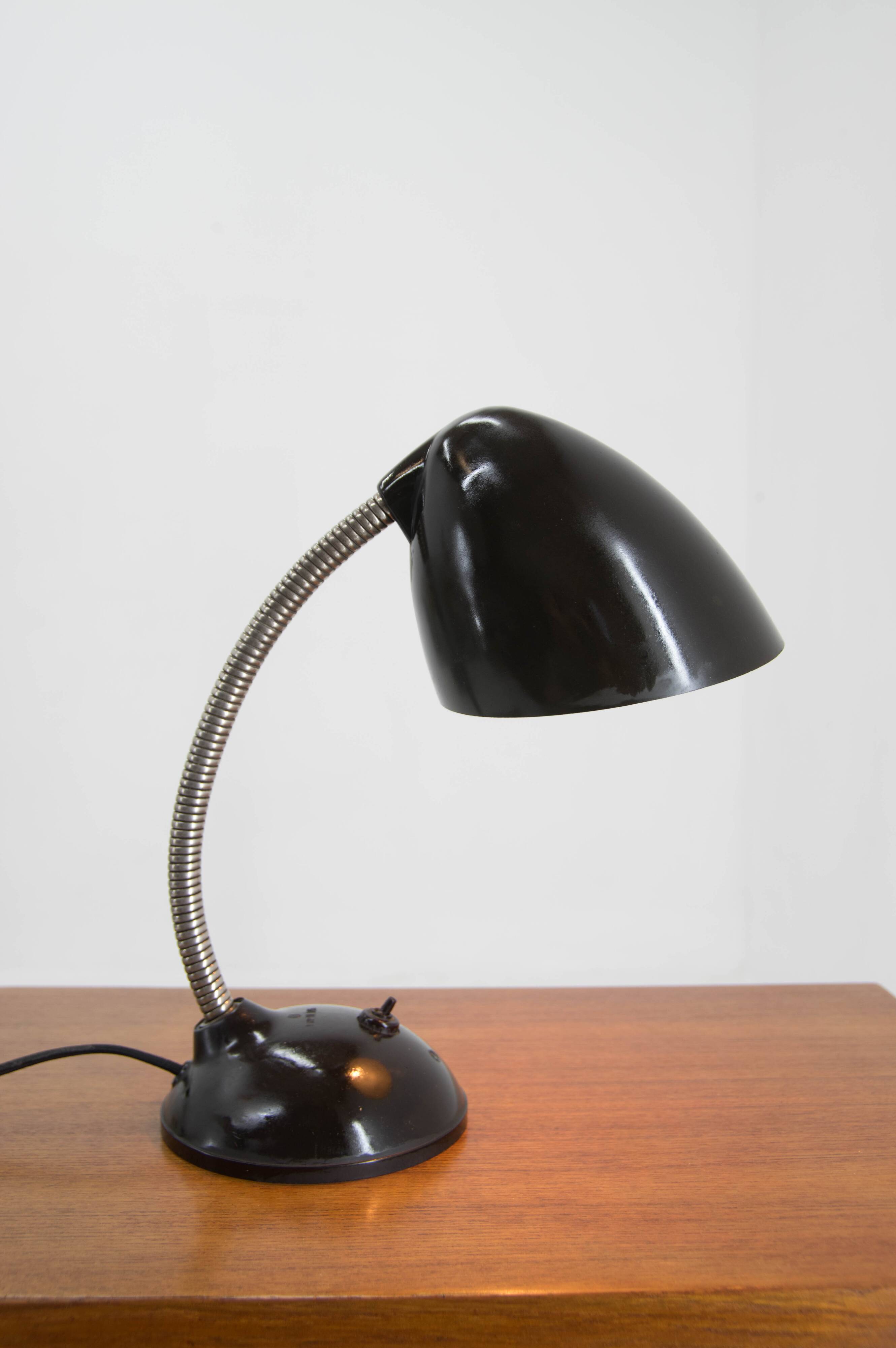 Midcentury Adjustable Bakelite Table Lamp by Eric Kirkman Cole, 1950s