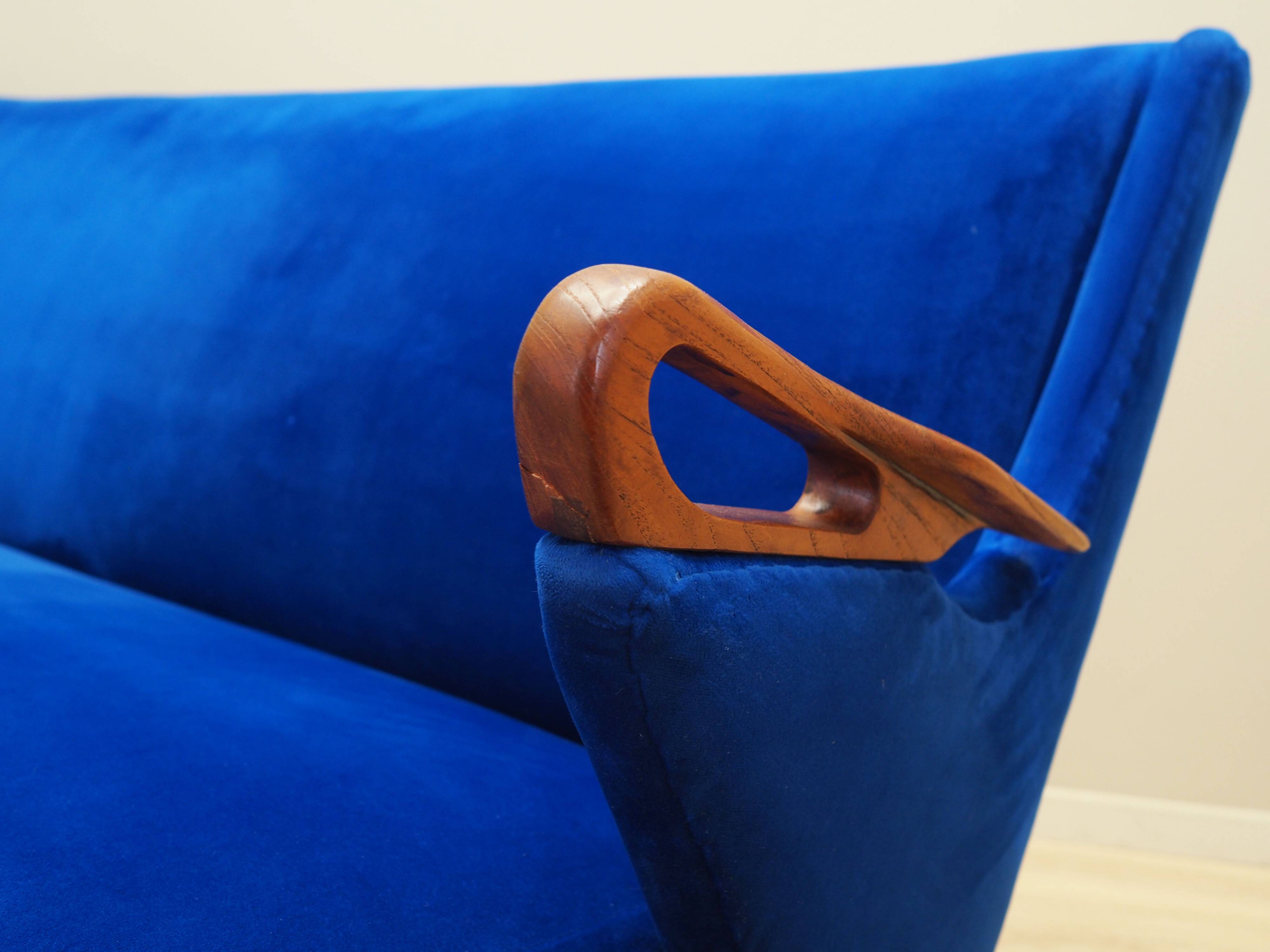 Blue living room set, Danish design, 1960s, designer: Chresten Findahl Brod