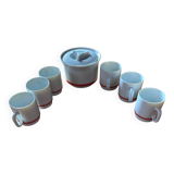 Service à café en porcelaine de Sologne