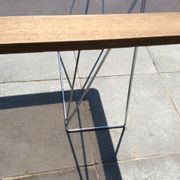Table basse et haute tréteaux