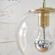 Transparent glass suspension