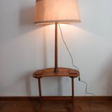 Kidney floor lamp table