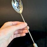 Art Deco ice bucket and cocktail spoon