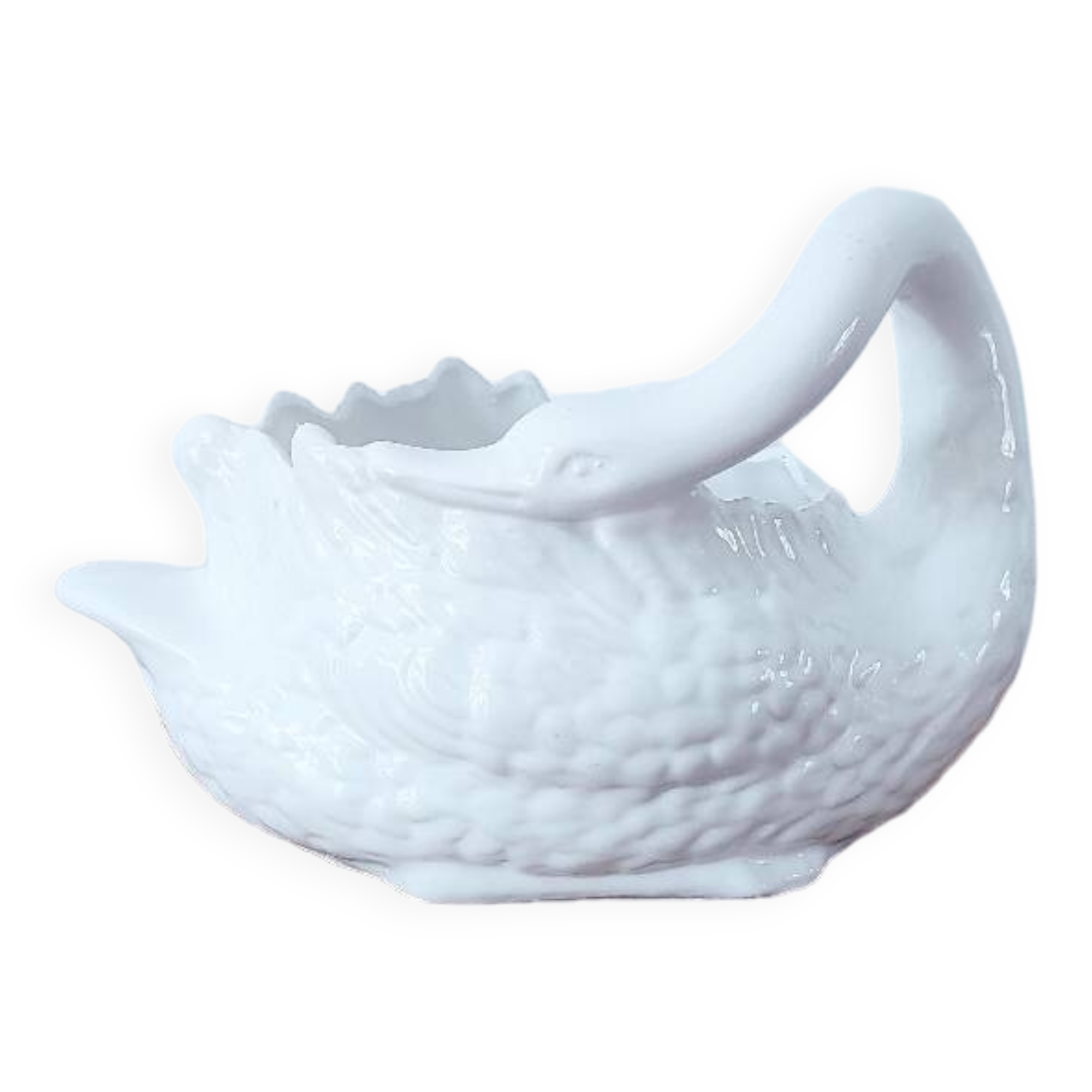 White Swan Vase