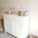 Old white Parisian buffet