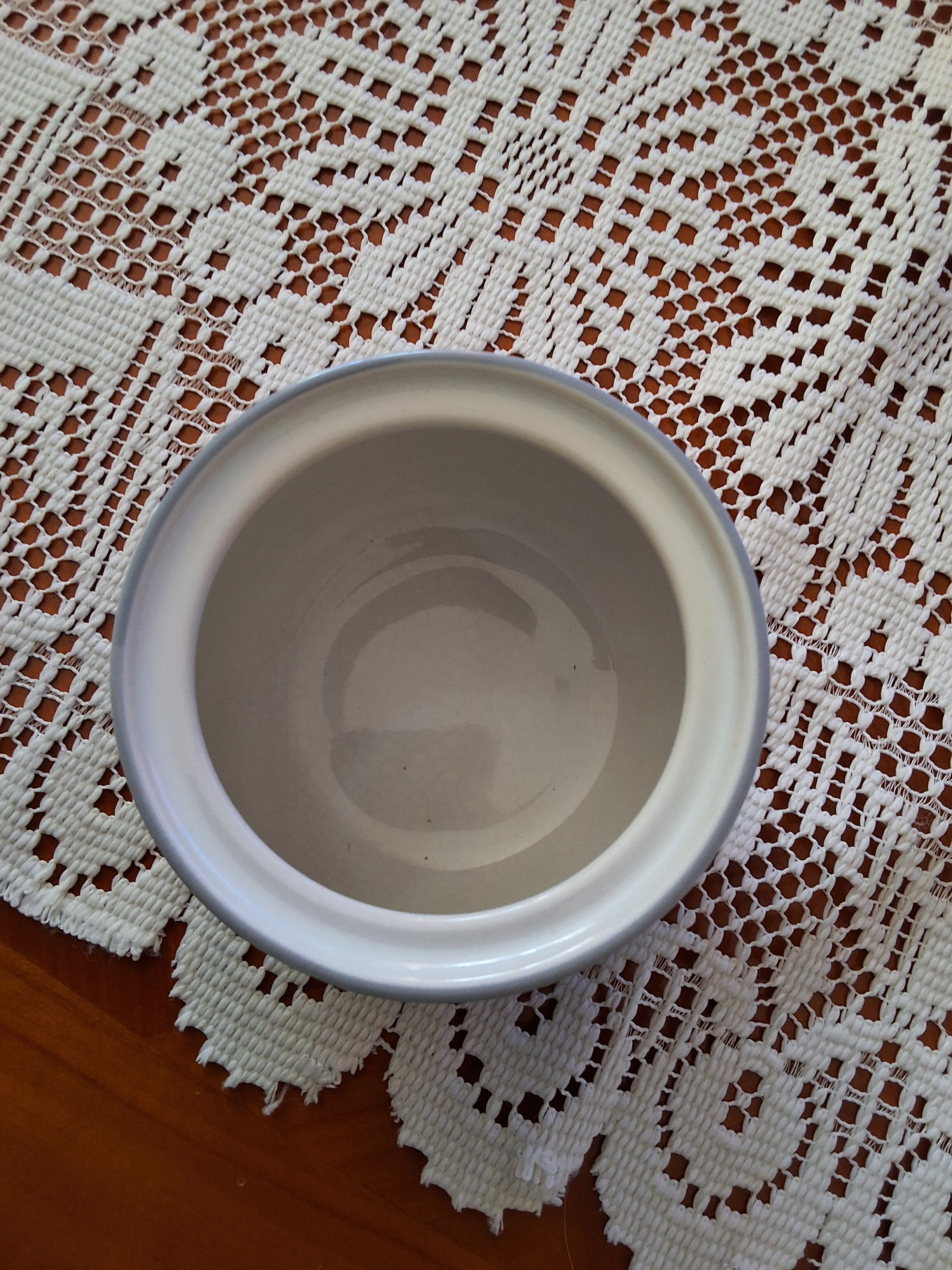 Vintage porcelain sugar bowl English garden