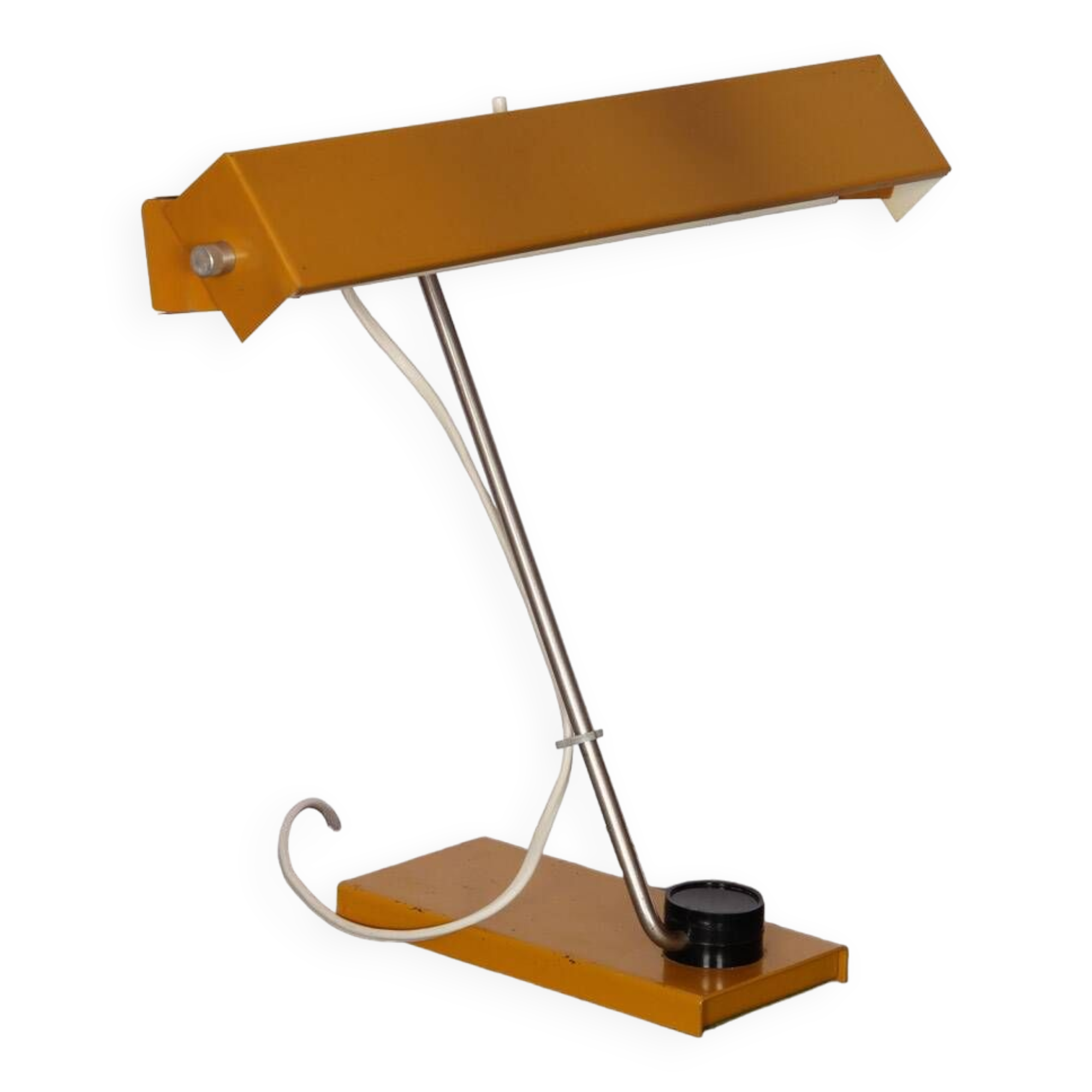 Metal lamp, Czech design from the 1970s