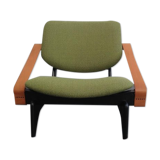 Low chair Jumbo 174 green by Olof Ottelin, 1950s