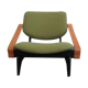 Low chair Jumbo 174 green by Olof Ottelin, 1950s