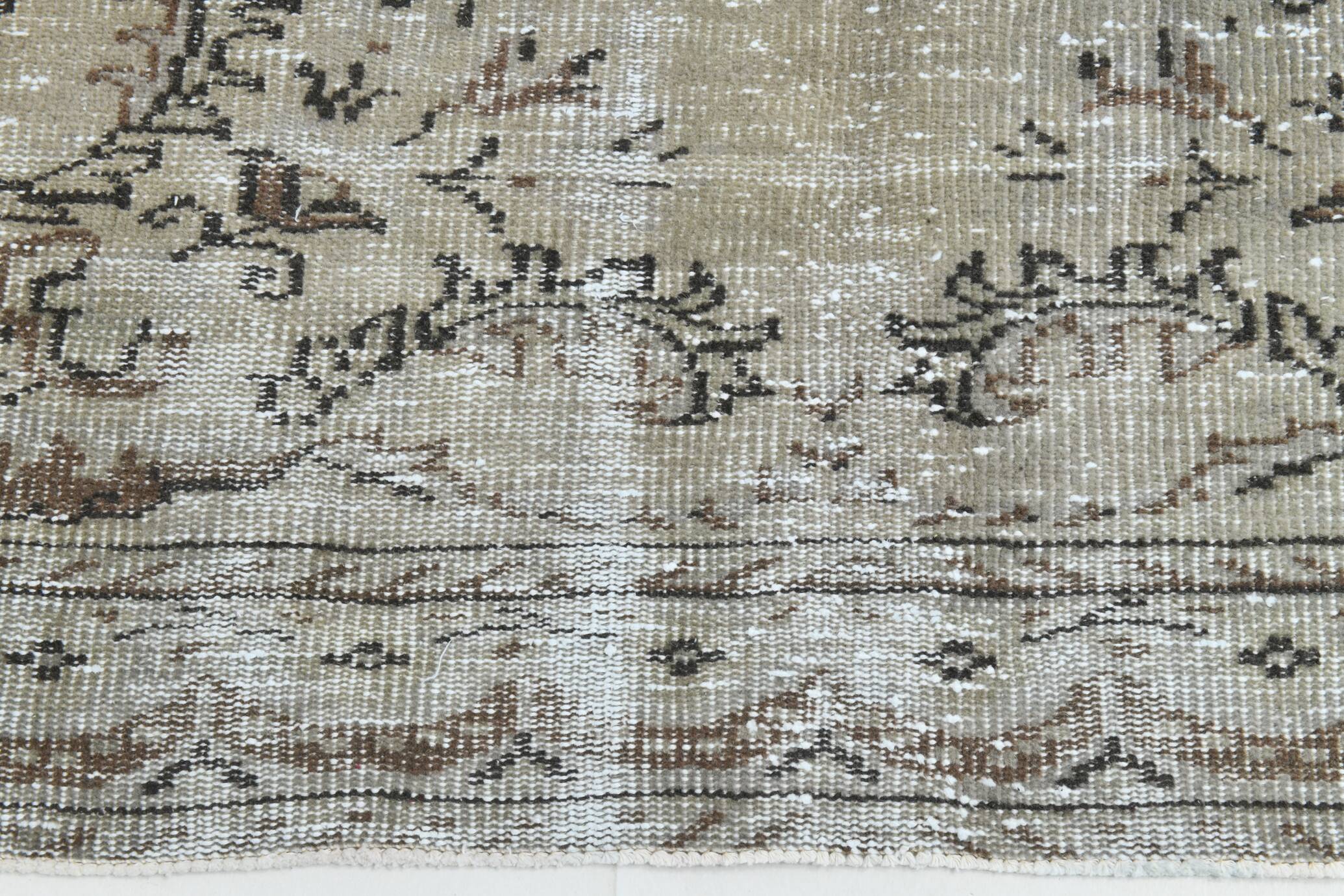 5x8 Beige Brown Floral Persian Area Rug, 168x257Cm SK 7059