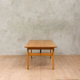 Table basse en chêne par Borge Mogensen