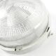 Industrial ceiling lamp, plastic metal, Poland, 1970s