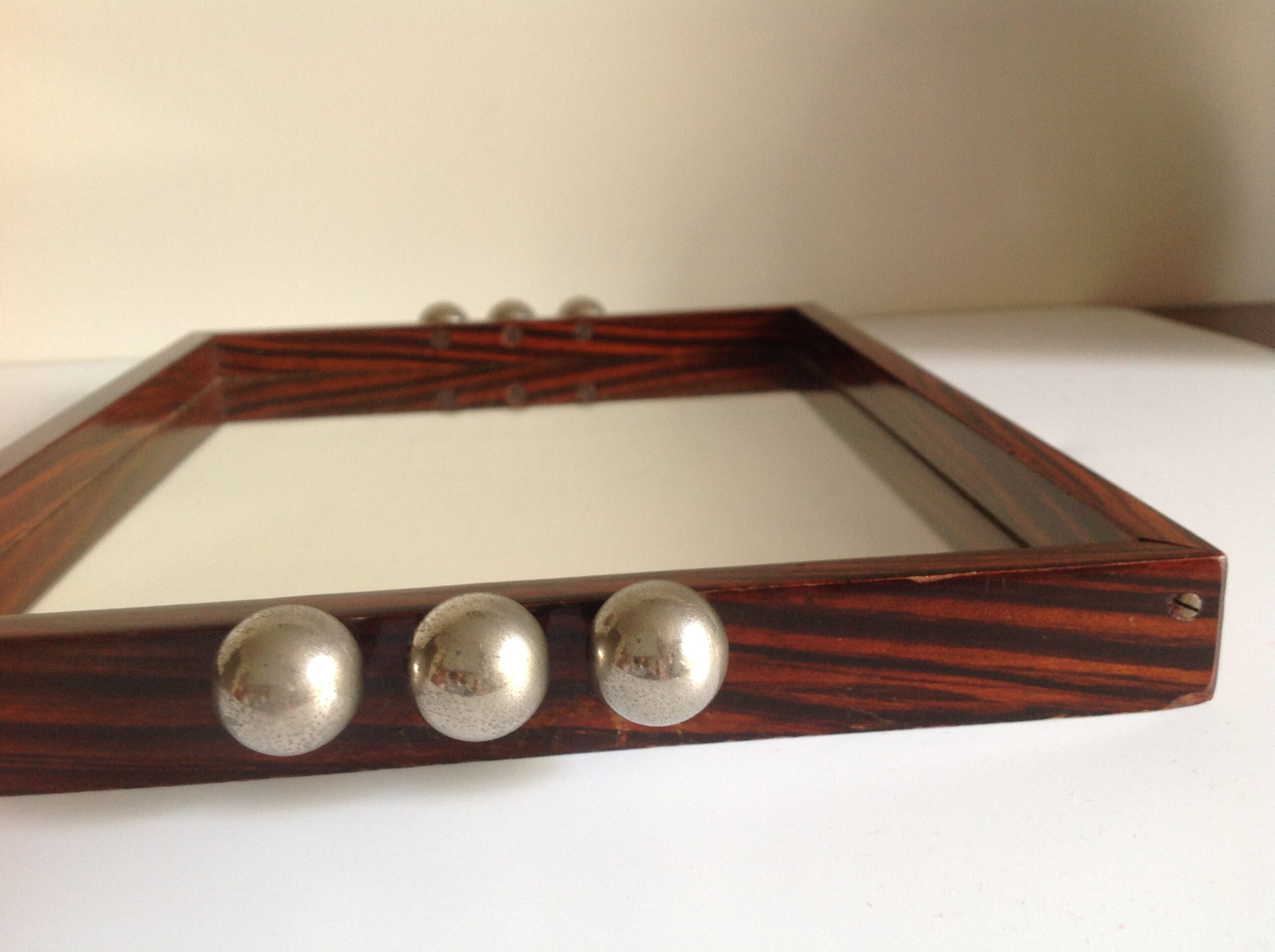 Art deco mirror tray