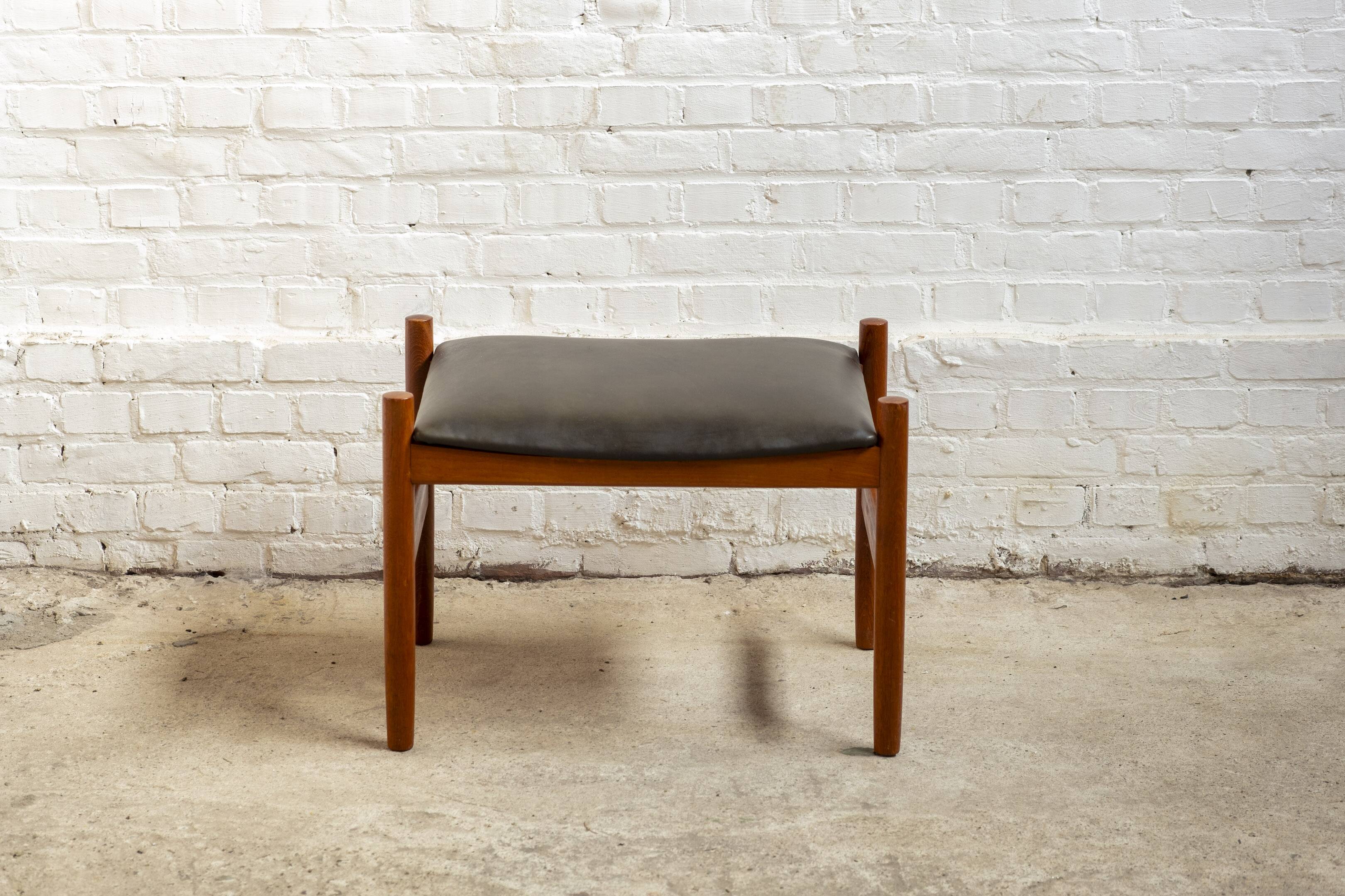 Hugo Frandsen Ottoman by Spøttrup, 1960s Denmark