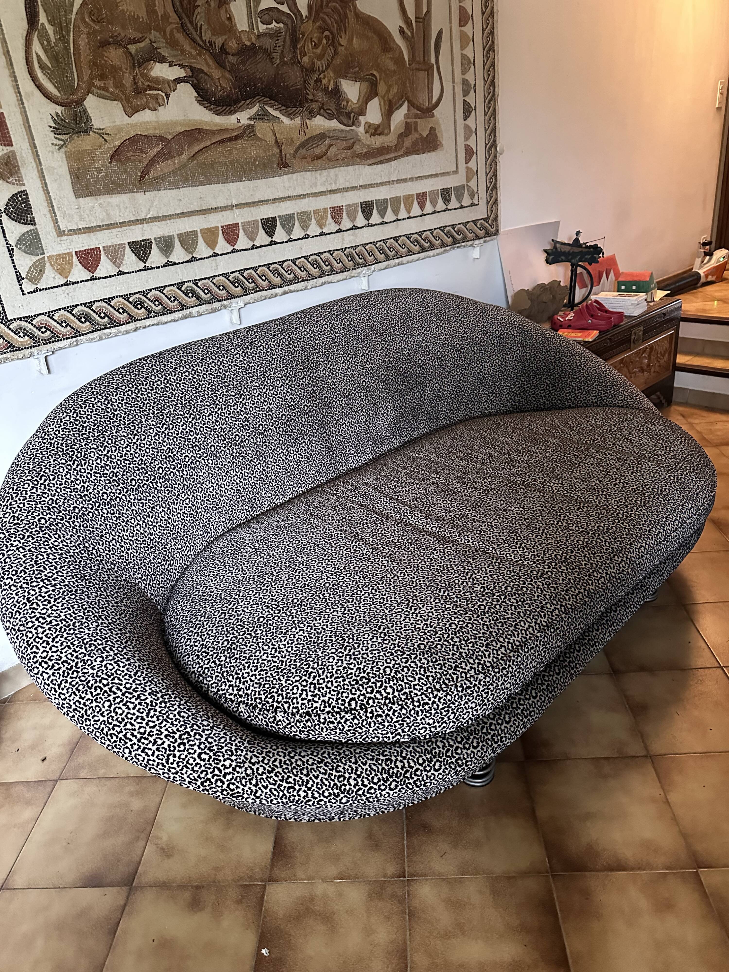 Canapé Crozatier motif Léopard RETZ