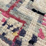 Carpet berbere boucherouite vintage 90×160 cm
