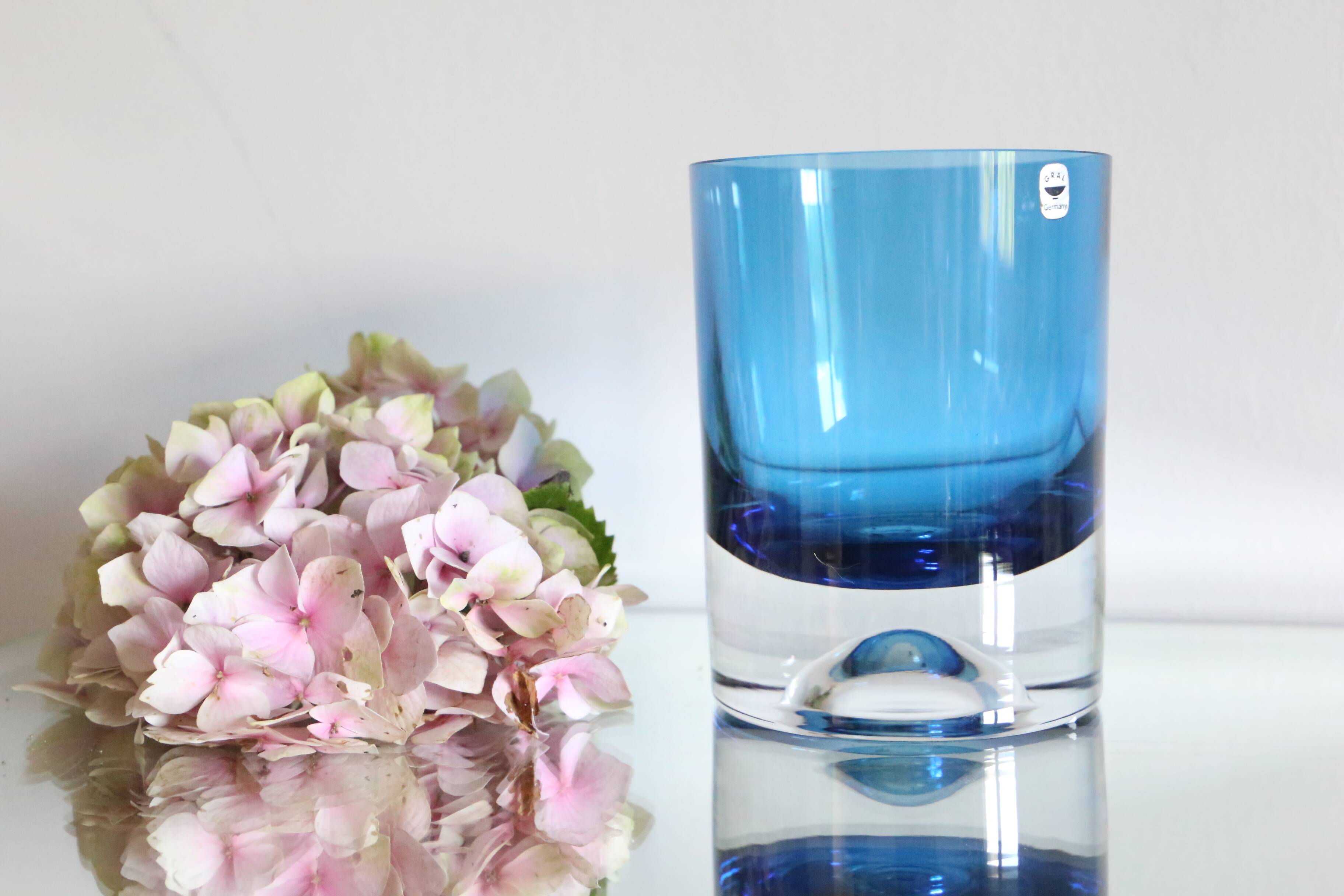 Gral Germany vase, 1965, blue, vintage