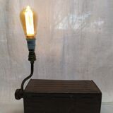 Original creation lamp with industrial can brocanteespritdantan