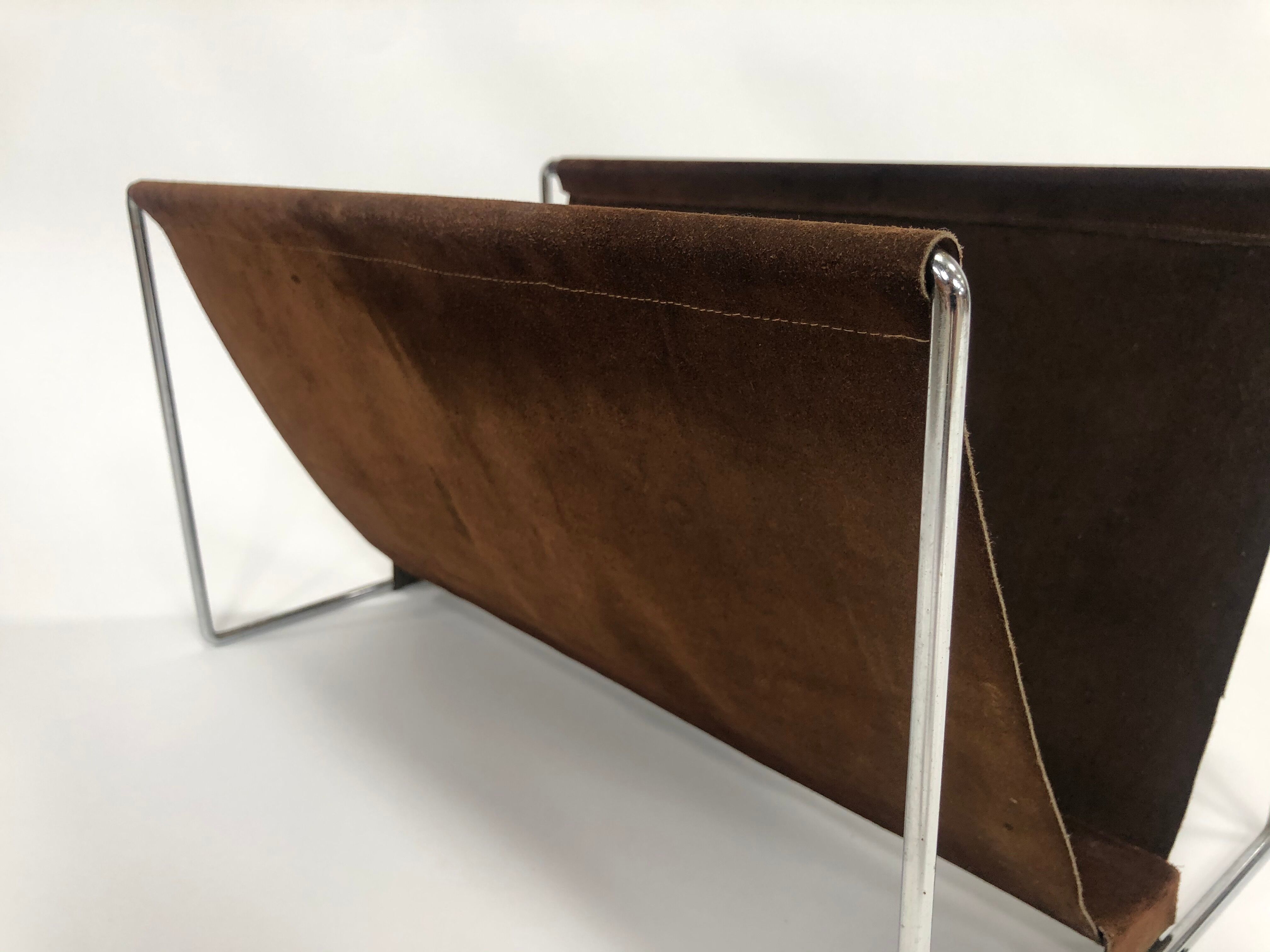 Porte magazines en métal, 60/70 design Pays-Bas