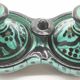 Moroccan ceramic salt and pepper shaker