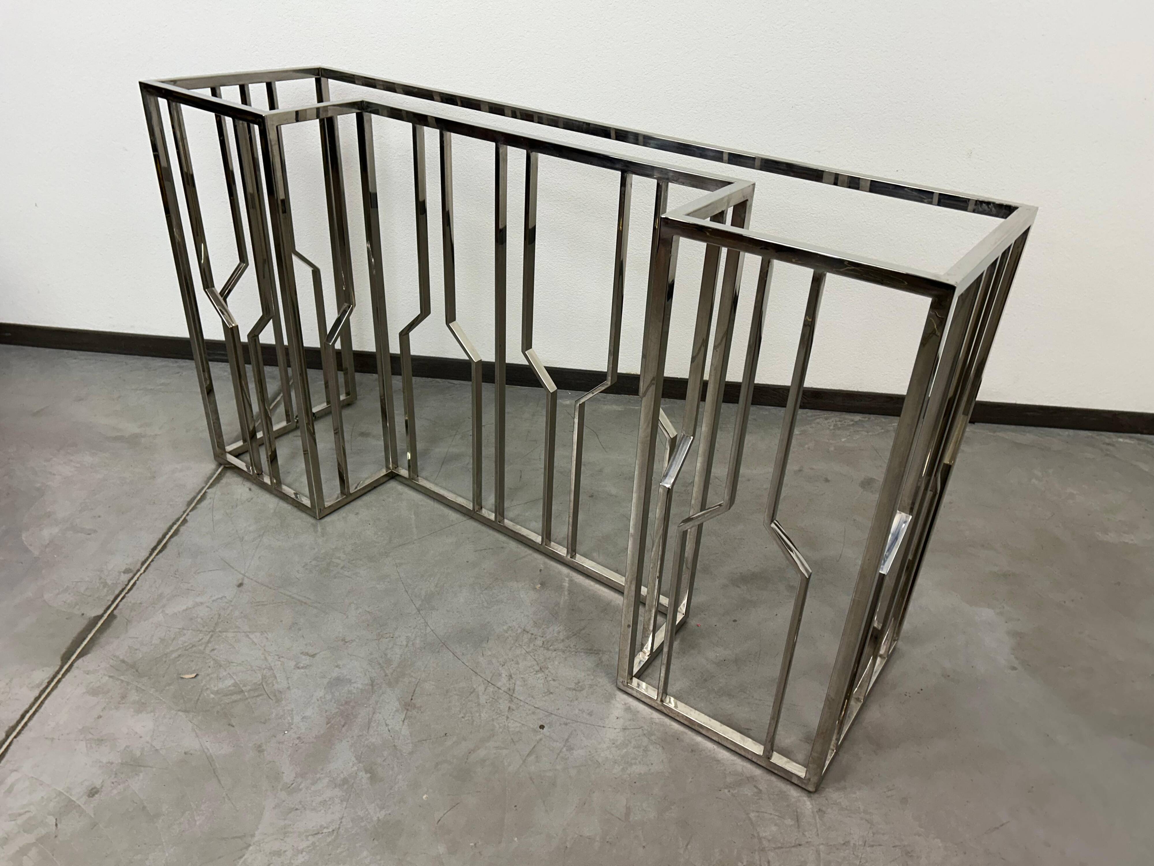 Table console design milieu du siècle