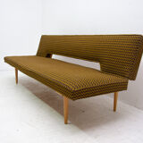 Midcentury adjustable sofa bench by Miroslav Navrátil, 1960s, Czechoslovakia