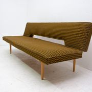 Canapé réglable du milieu du siècle par Miroslav Navrátil, années 1960, Tchécoslovaquie