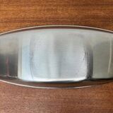 German Cromargan plate from the mid-century by WMF, 1960s.