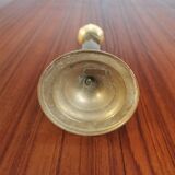 Antique brass candle holder