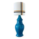 "Pear" lamp in bright blue ceramic - 1970.