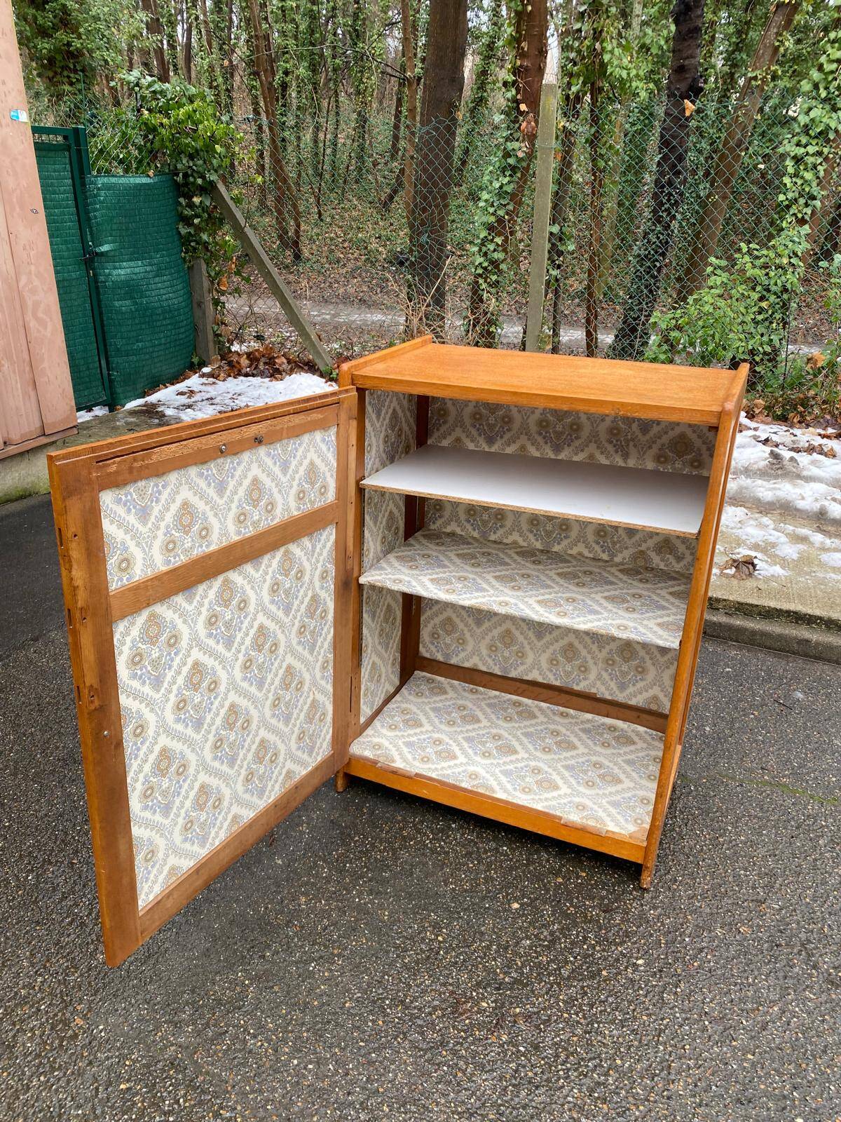 1950s Scandinavian wooden wardrobe