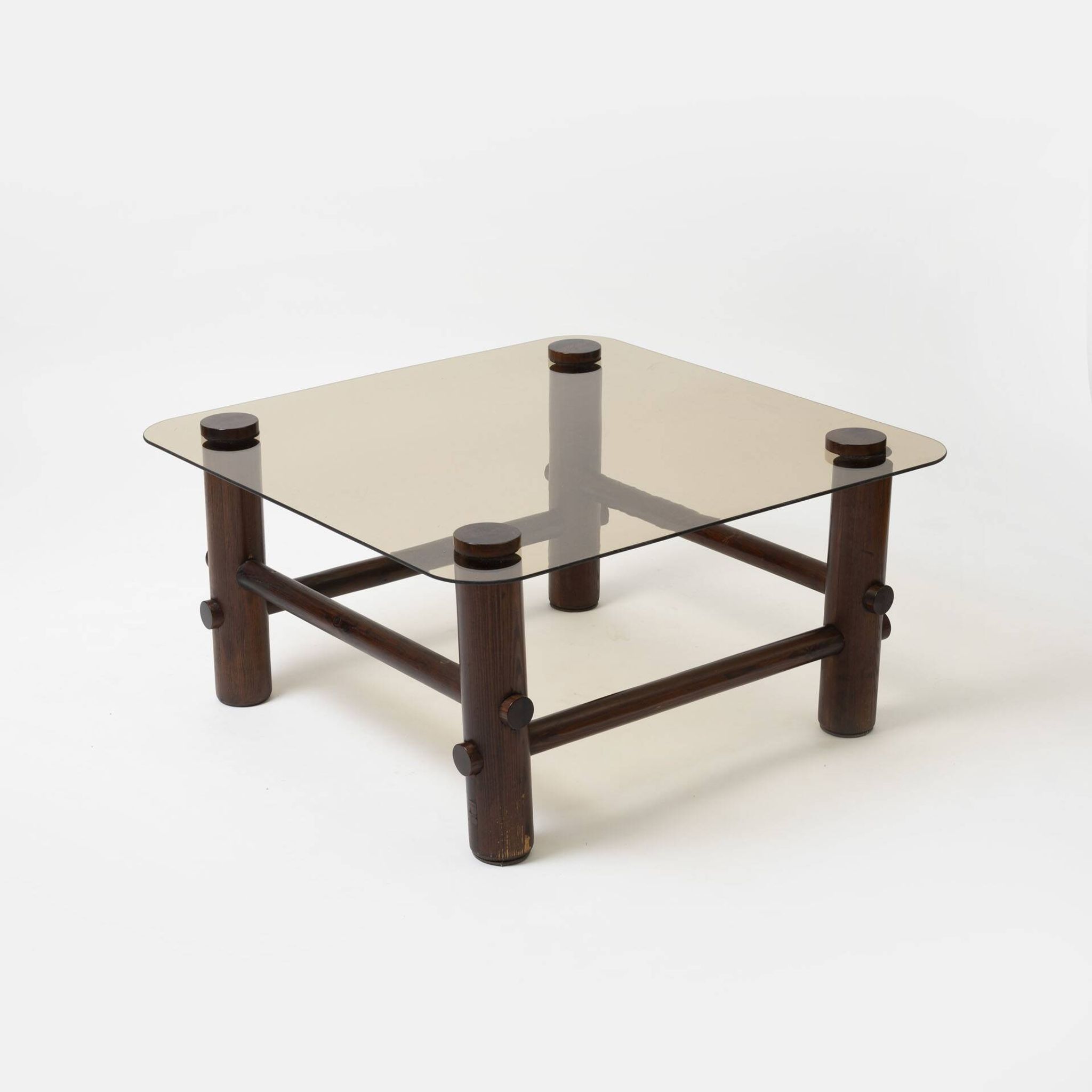Set of 2 lounge chairs and coffe table model 'Bjorn' by Aleksander Kuczma, Poland, 1970s