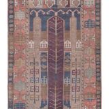 Tapis vintage turc de oushak tissé à la main 125x198 cm