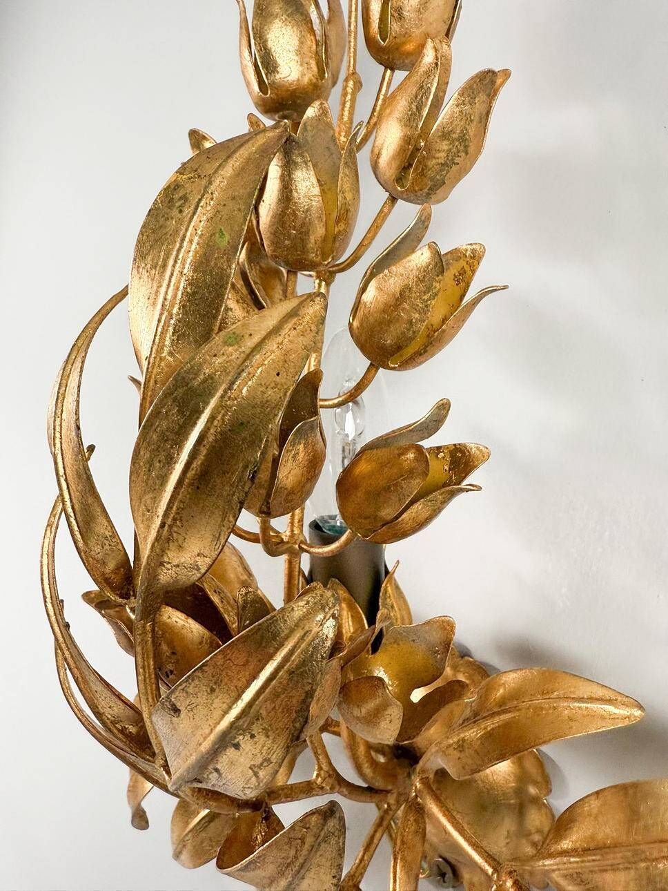Hans Kögl. Wall lamp/ceiling lamp, 'Pioggia D'oro', Germany, 1960s.