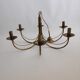 Chandelier in patinated brass of the years 70