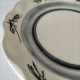 Signed vintage plate – Stylized lobster design – A. Faure for JGP