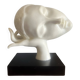 Sculpture grand format - Visage penché - Bouddha