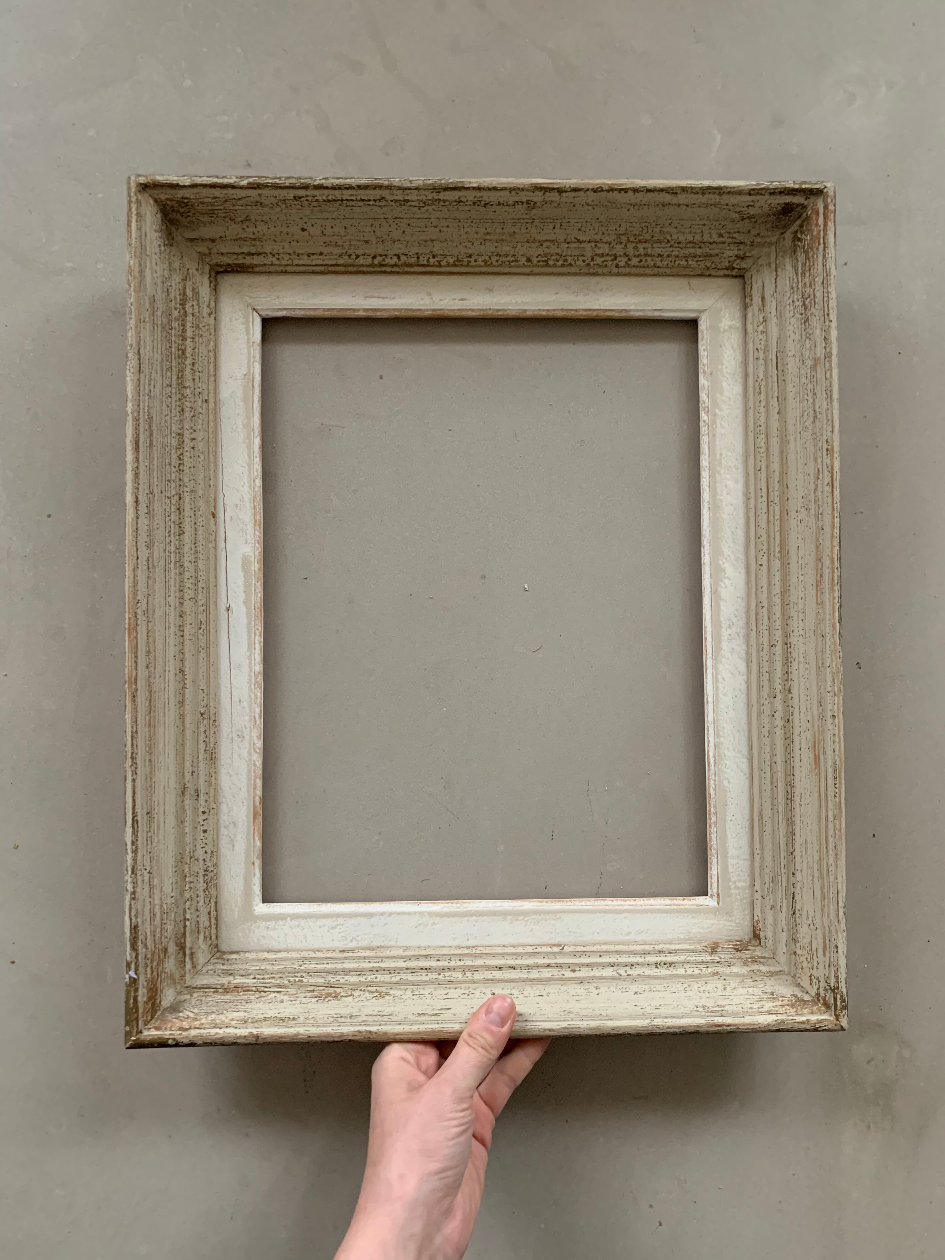 Old frame patinated 46x38 cm