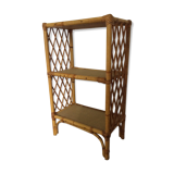 Vintage rattan shelf