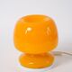 Lampe italienne opaline orange vintage